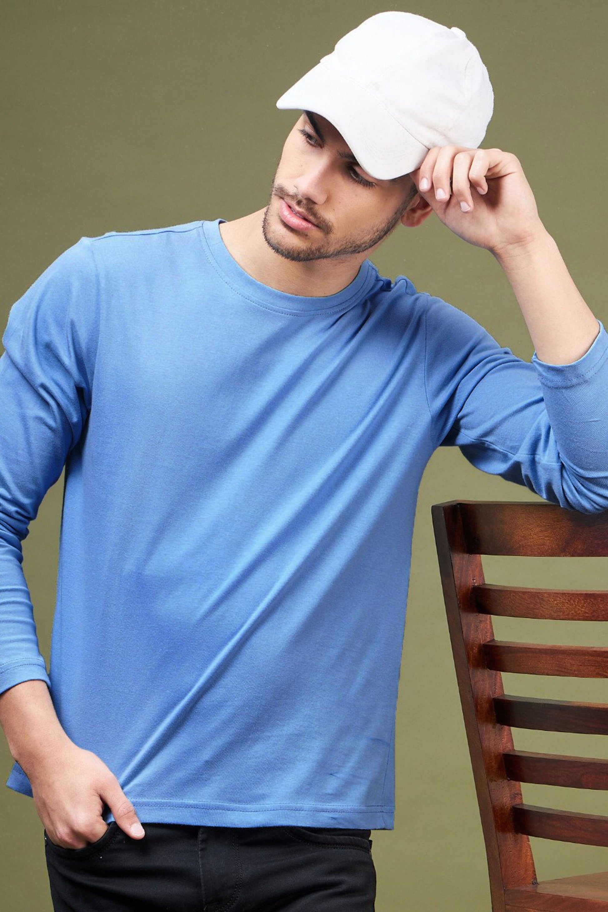 Men's Crew Neck Long Sleeve Tee Shirt Men's Tee Shirt Ibrahim Traders ( SALE BASIS ) 