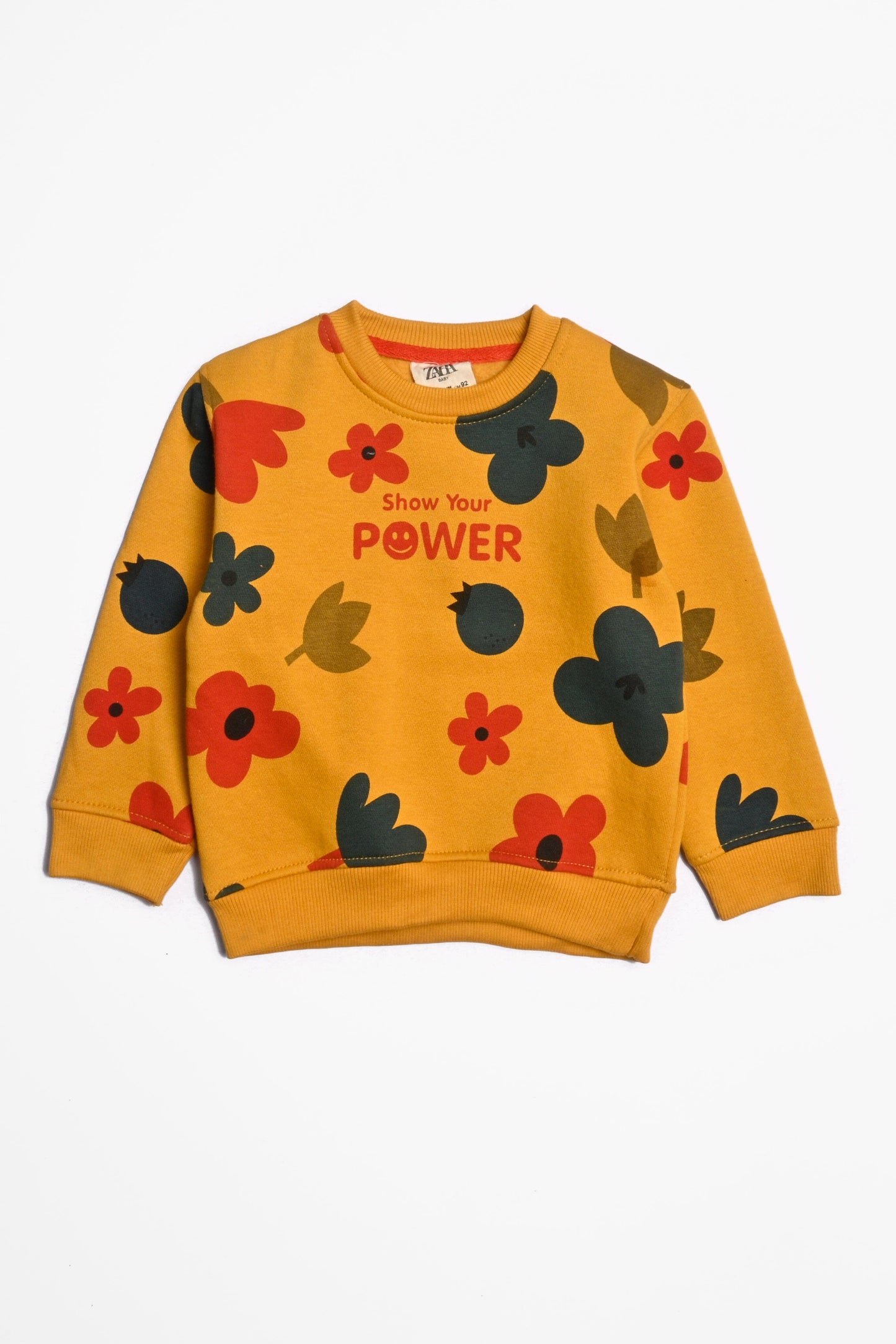 Kid's Show Your Power Printed Fleece Sweat Shirt Kid's Sweat Shirt SNR 