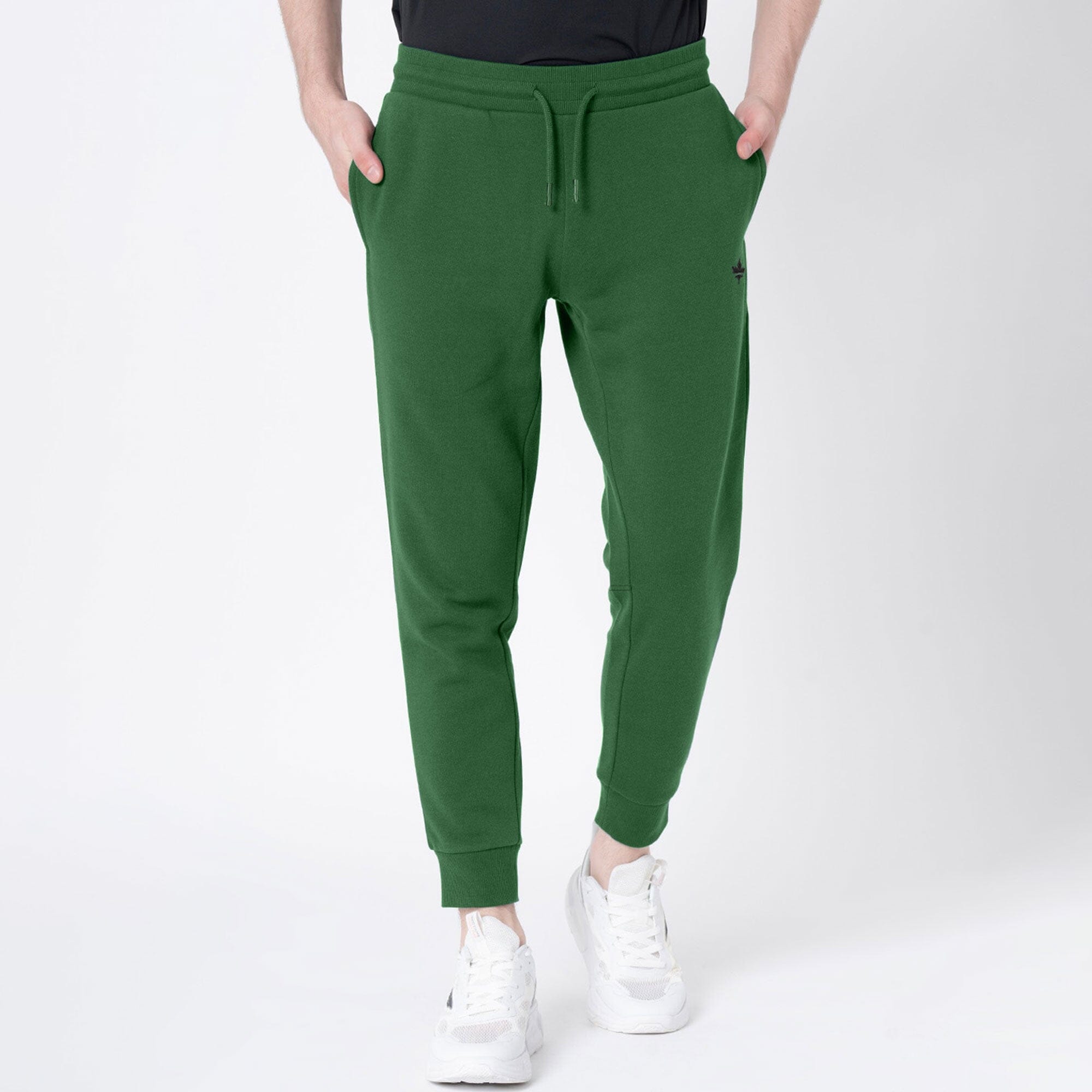 Green joggers red stripe deals