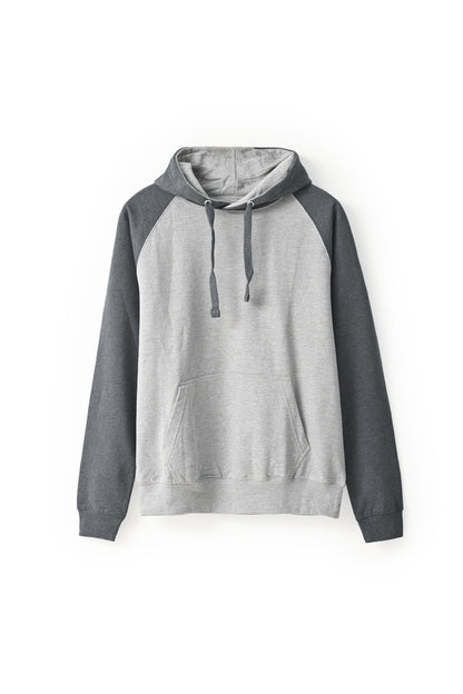 CRW Women's Raglan Sleeve Pullover Hoodie Women's Pullover Hoodie Athar Traders Heather Grey & Charcoal S 