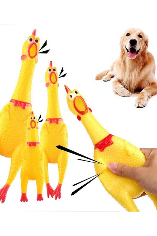 Pets Dog Toys Screaming Chicken Squeeze