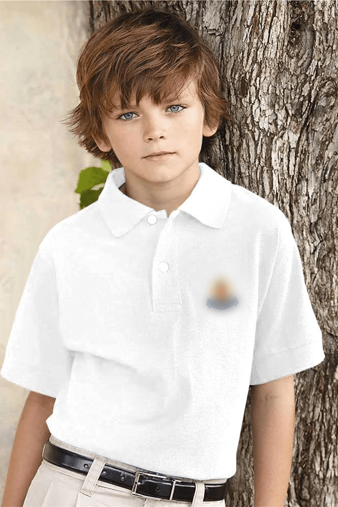 BB Sure Classic Boy's Minor Fault Polo Shirt Minor Fault Image White 5-6 Years 