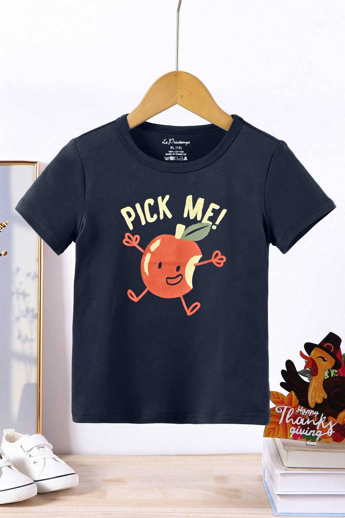 Le Printemps Kid's Pick Me Printed Tee Shirt Kid's Tee Shirt Athar Traders 