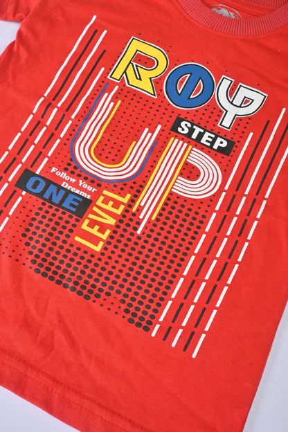 Kid's Molo Step Up Printed Short Sleeve Tee Shirt