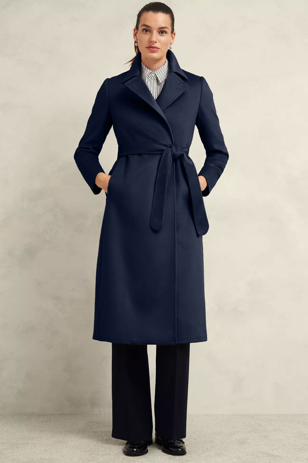 Ladies long trench coat deals