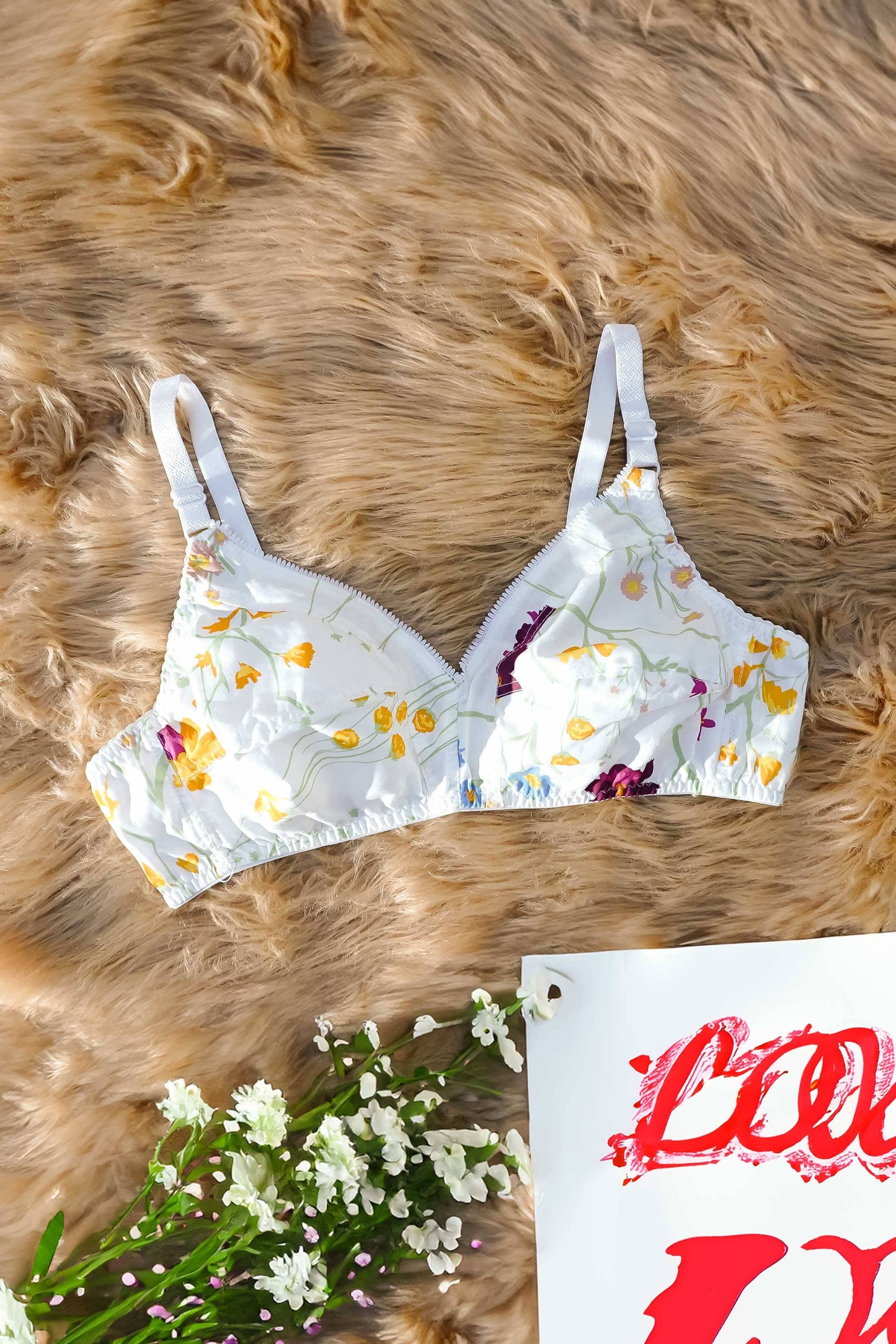 Fashion Style Women's Printed Cotton Bra Women's Lingerie CPKM 