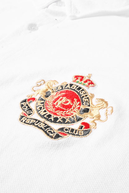 Polo Republica Men's Crest Embroidered Pique Casual Shirt Men's Casual Shirt Polo Republica 