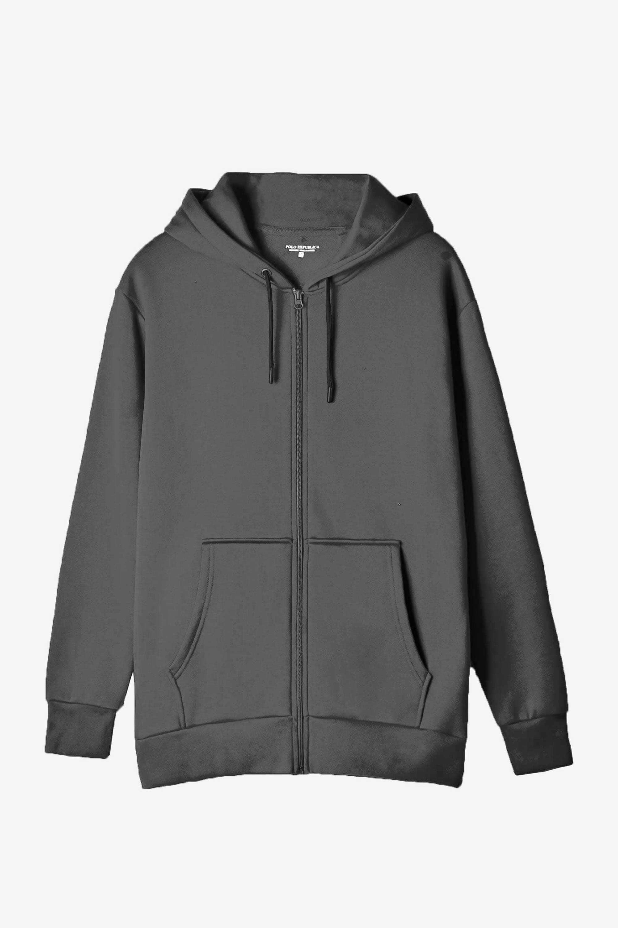 Zipper hot sale hoodie polos