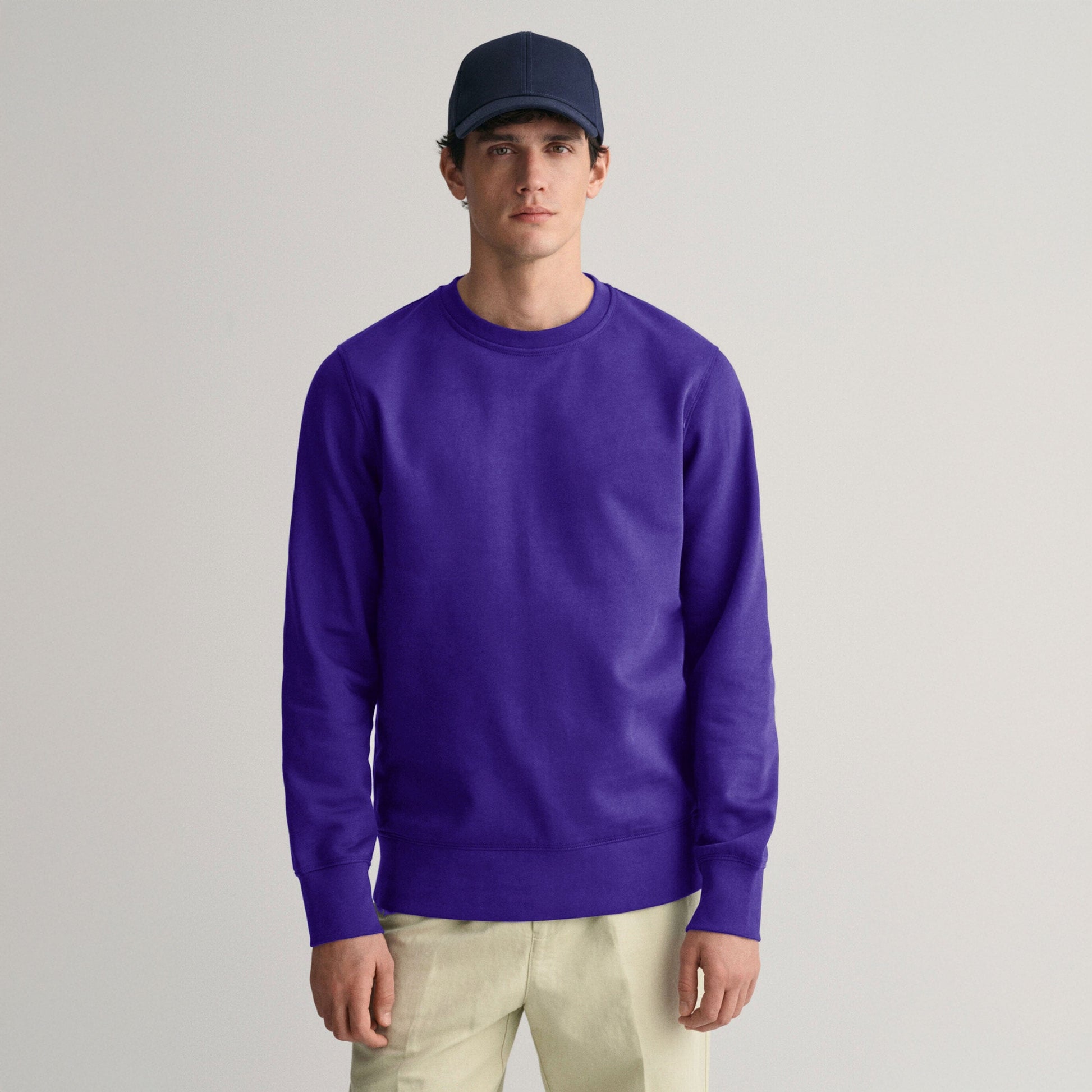 Polo Republica Men's Astrakhan Fleece Sweat Shirt Men's Sweat Shirt Polo Republica Purple S 