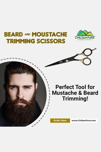 Mankind Beard & Moustache Trimming Scissors Health & Beauty CNP 