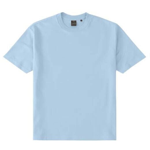 GW Men's Plain Crew Neck Minor Fault Tee Shirt Men's Tee Shirt Minhas Garments Sky XS 