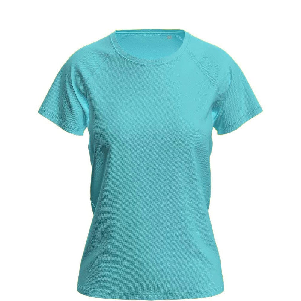 Kid's Reglan Sleeve Solid Design Minor Fault Tee Shirt Boy's Tee Shirt Image Aqua Blue 8 Years 