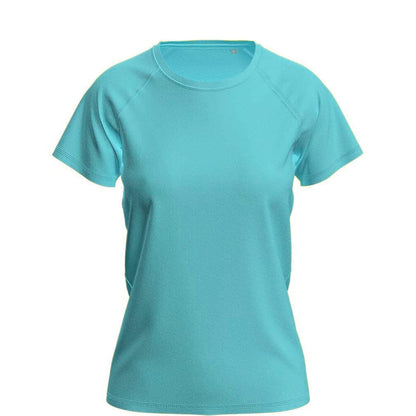 Kid's Reglan Sleeve Solid Design Minor Fault Tee Shirt Boy's Tee Shirt Image Aqua Blue 8 Years 