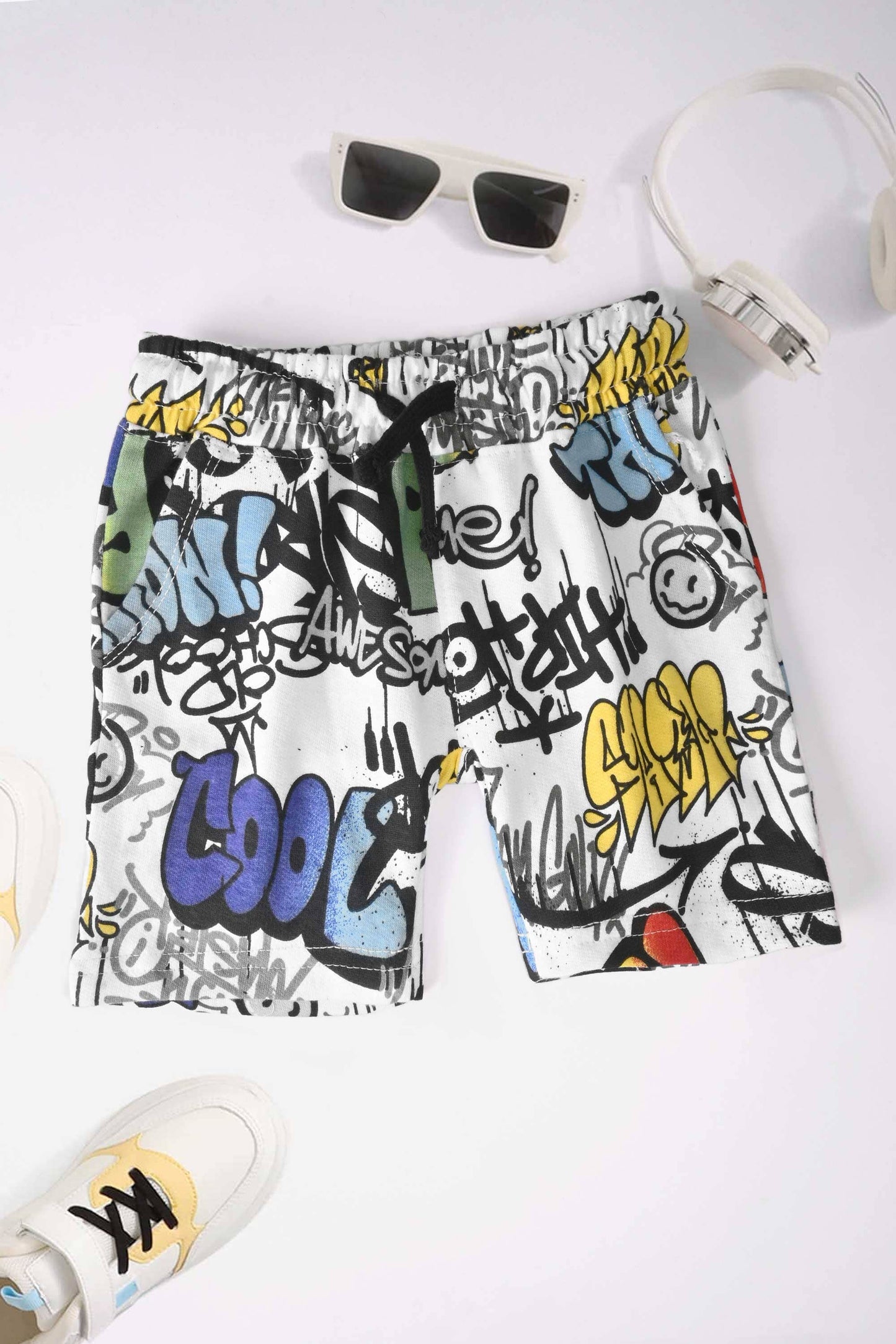 Top Shop Boy's Premium Printed Shorts Boy's Shorts SNR 