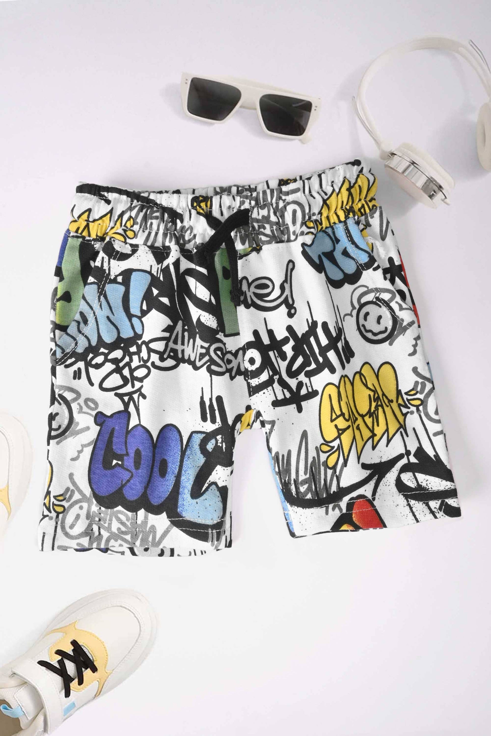 Top Shop Boy's Premium Printed Shorts Boy's Shorts SNR 