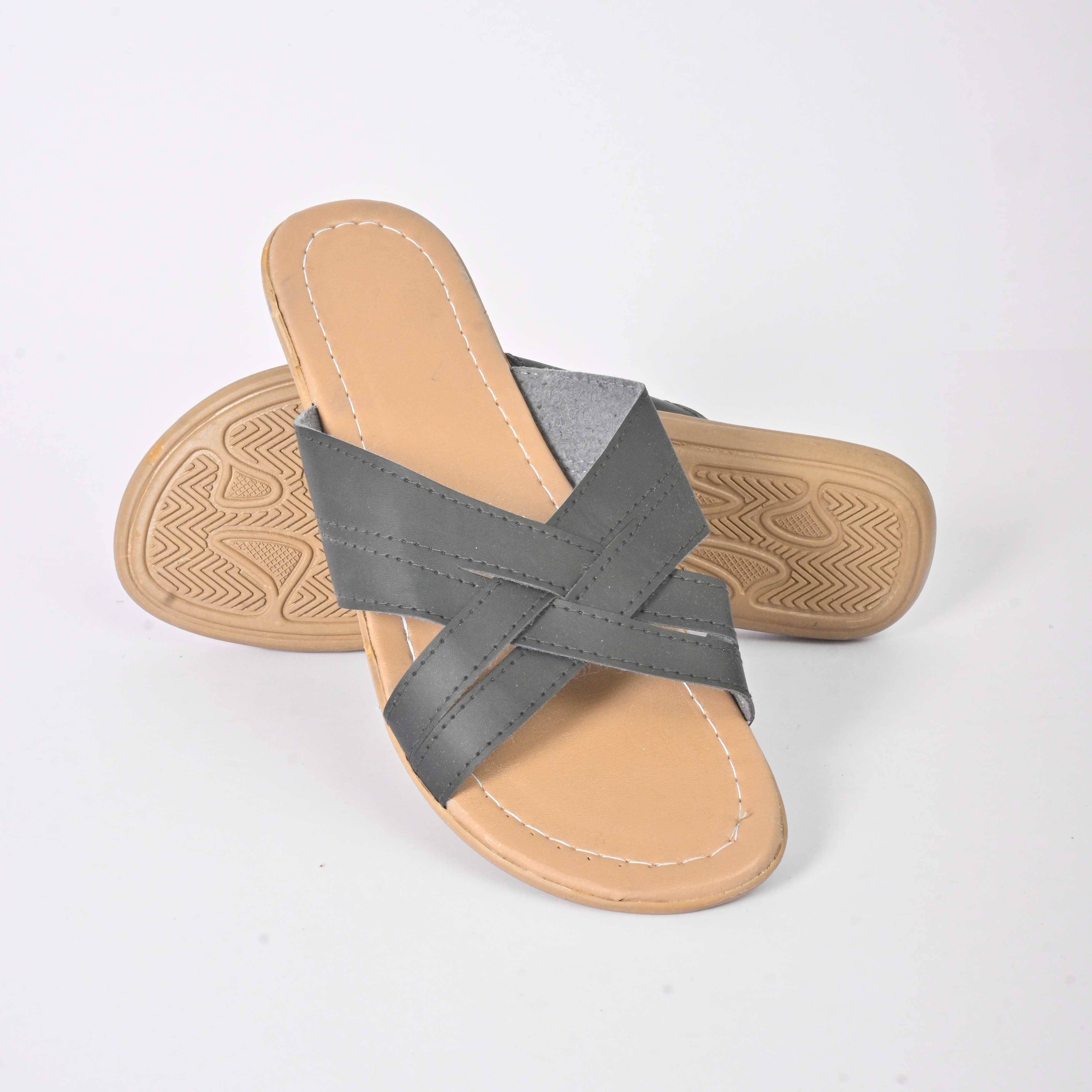 Women s Embu Cross Straps Style Soft Chappal