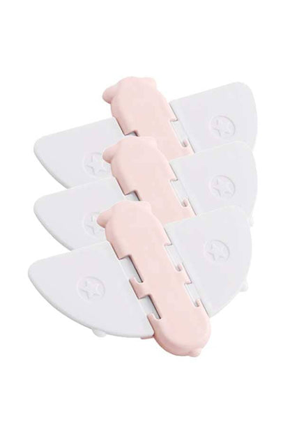 Baby Butterfly Style Safety Lock - Pack Of 3 General Accessories Sunshine China White & Powder Blue 