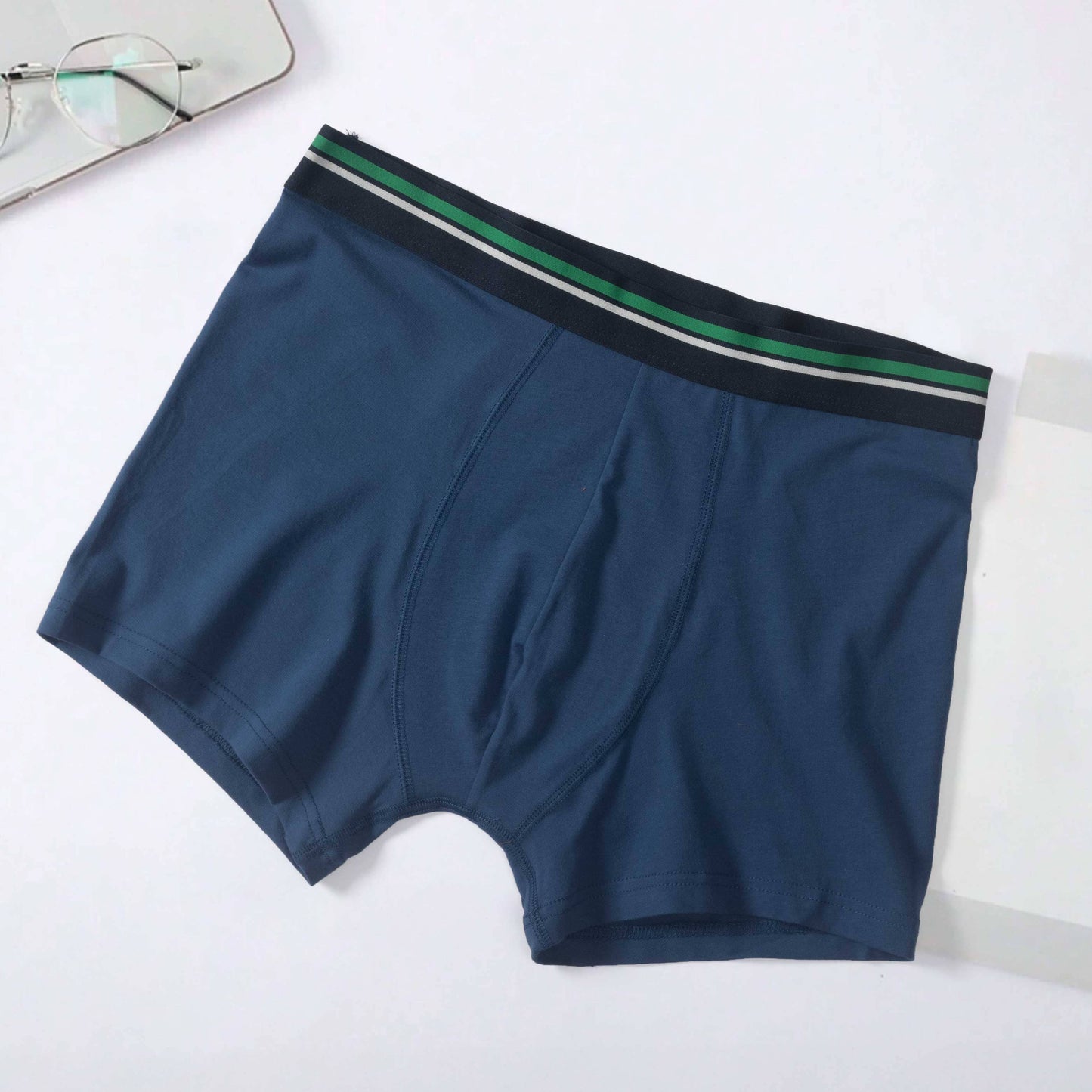 Eternity Men's York Tipped Classic Brief Underwear Men's Underwear ETY Blue & Green S 