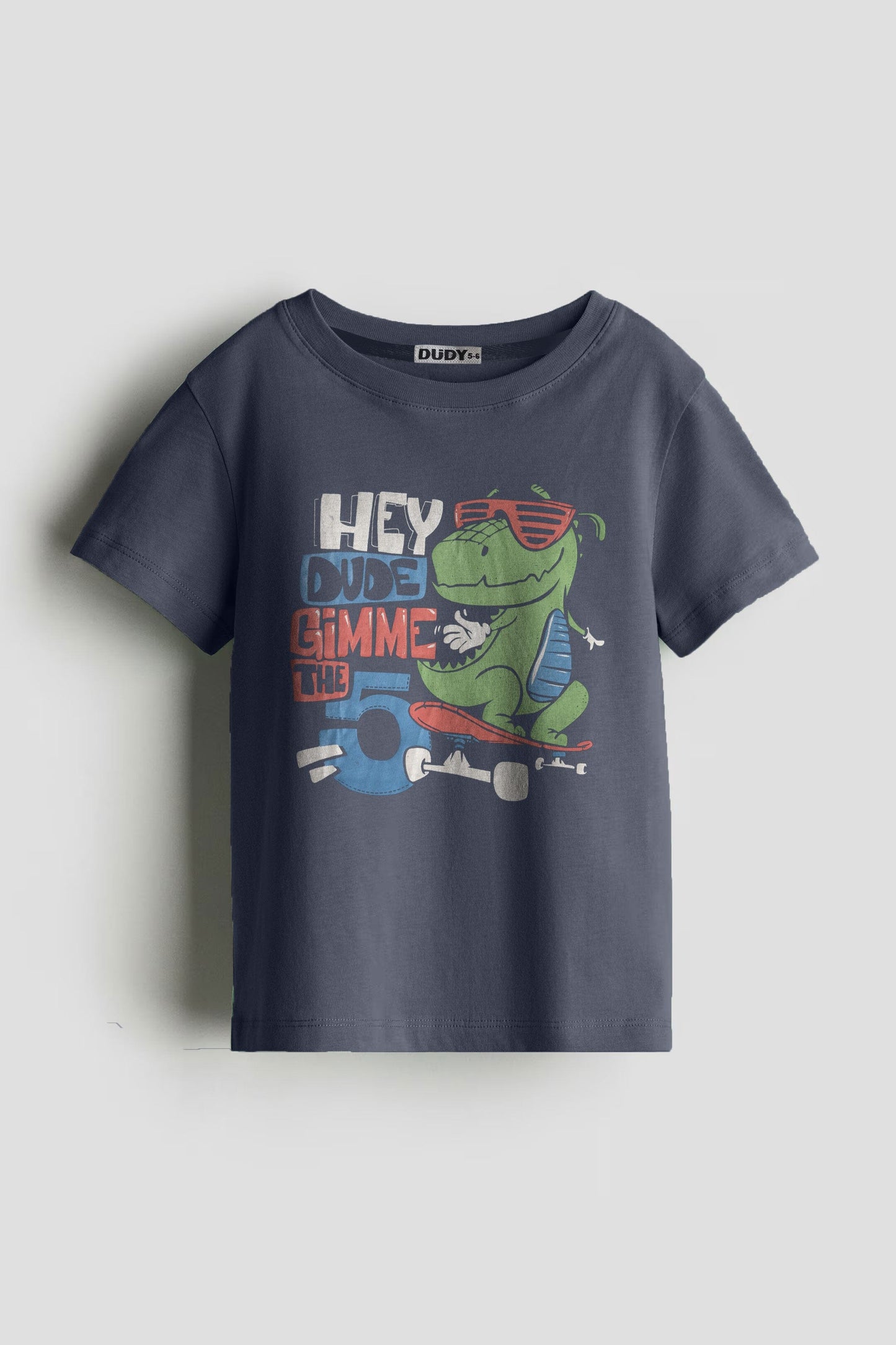 Dudy Kid's Dude Gimme Printed Tee Shirt Kid's Tee Shirt SZK 