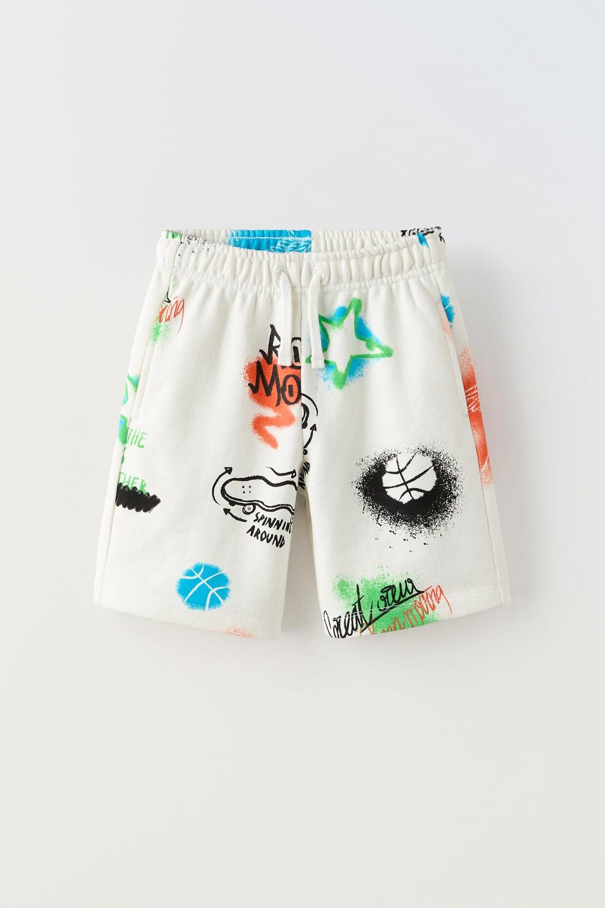 Boy's Marseille Printed Terry Shorts Kid's Shorts Yasir Bin Asad 