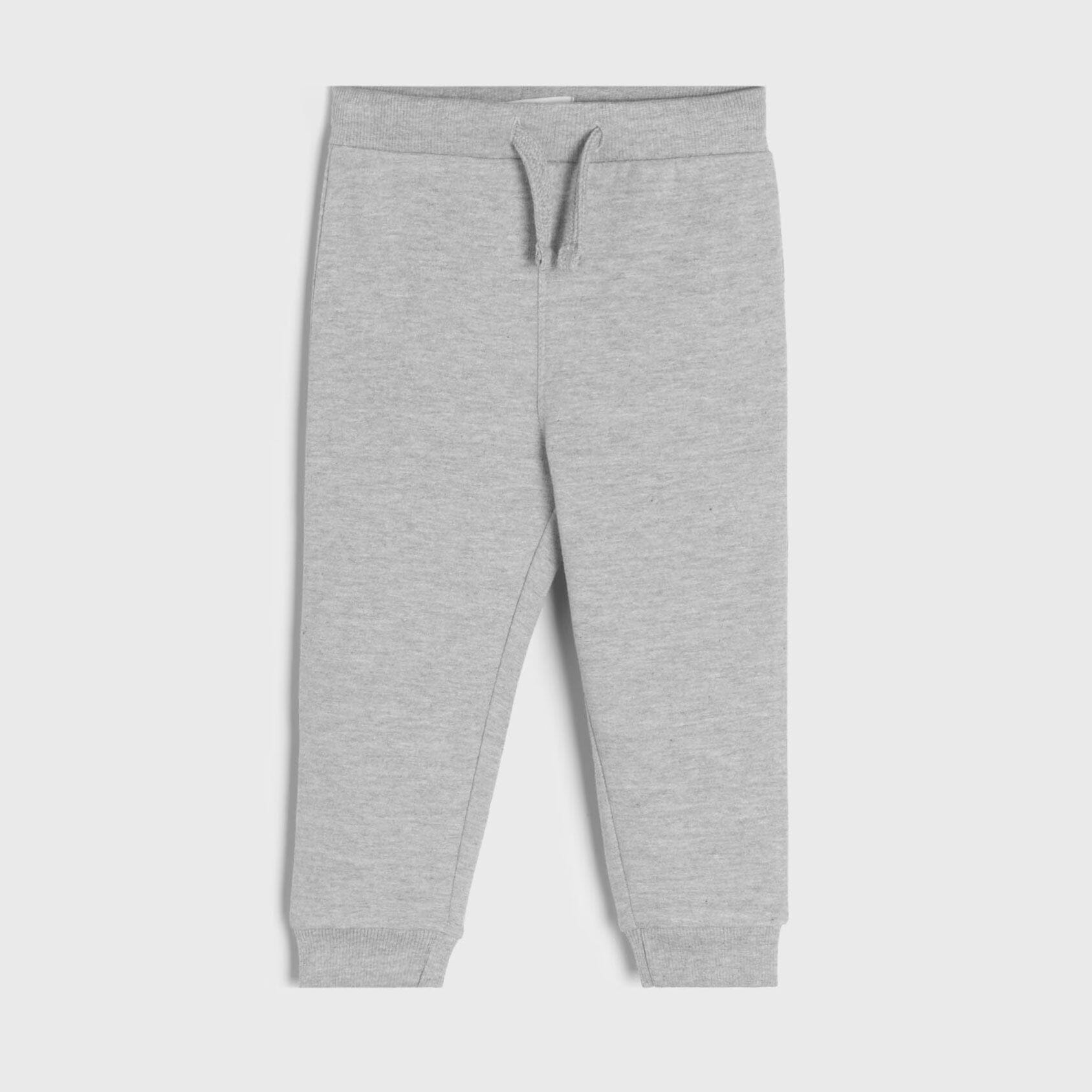 F&B Kid's Fleece Jogger Pants Boy's Trousers SNR Heather Grey (74cm) 6-9 Months 