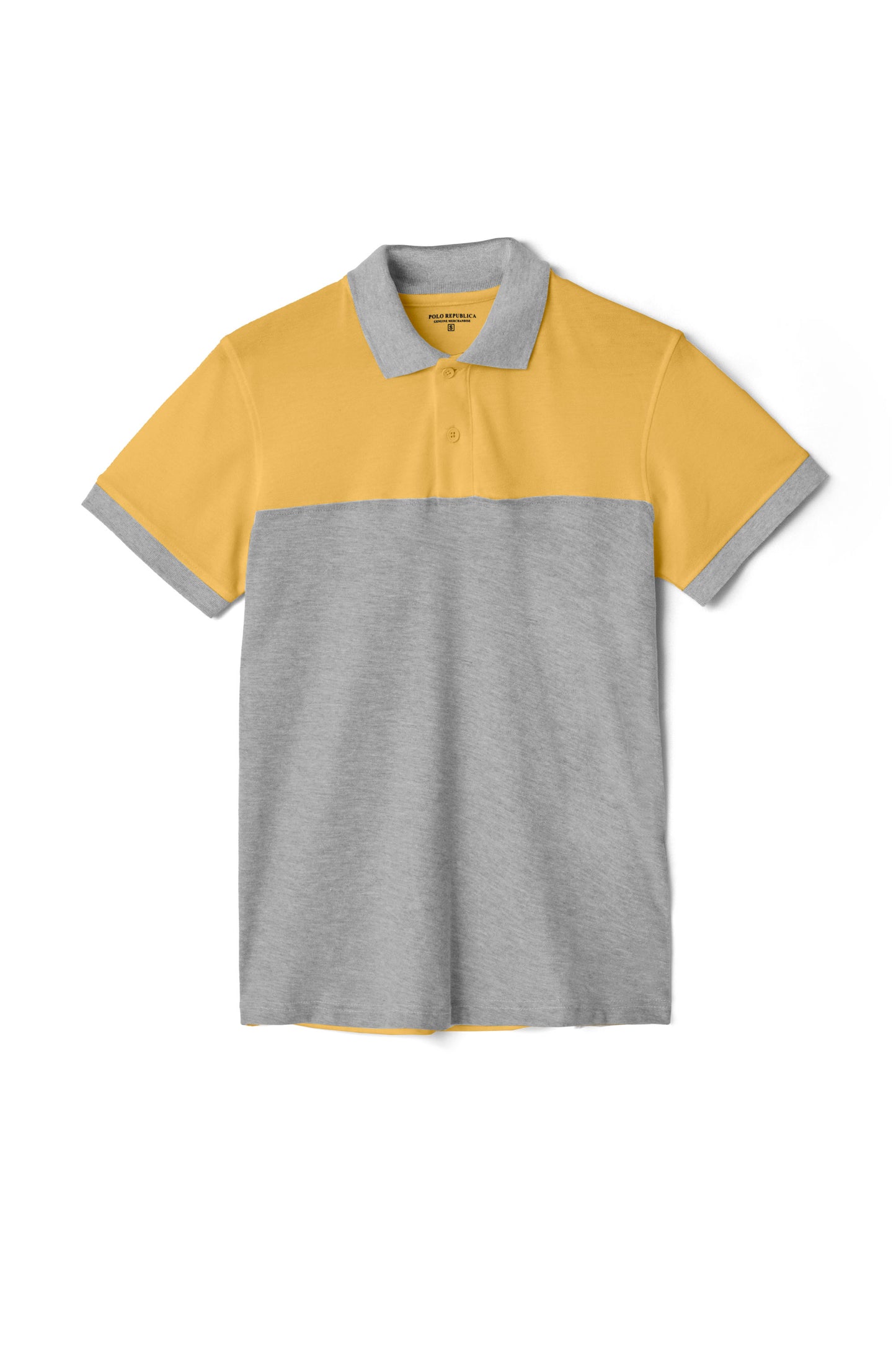 Yellow & Melange Grey