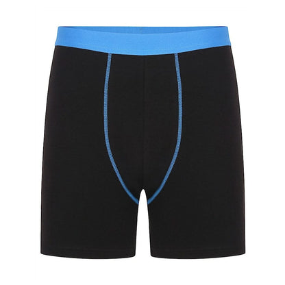 Men's Threading Detail Oxford Boxer Shorts