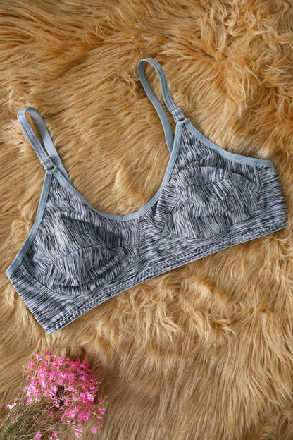 Capri Women's Bilbeis Bra Women's Lingerie Cash Purchase Kamran Mushtaq Melange Grey 30 