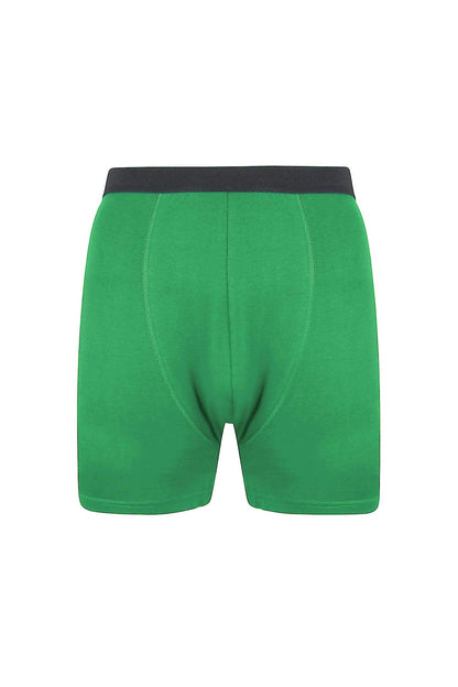 BD Men's Contrast Waistband Minor Fault Boxer Shorts Minor Fault Image Garments (Pvt.) Ltd. Green 2XL 