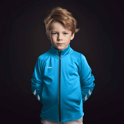 Hummel Boy's Arrow Printed Sports Zipper Jacket Boy's Jacket HAS Apparel 