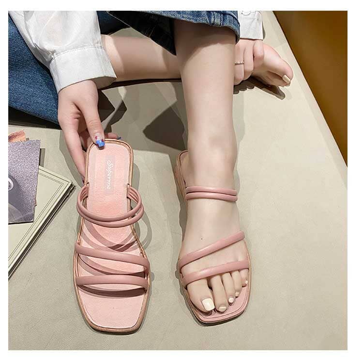 Fashion Women's Low Heels Rubber Chappal Women's Shoes Sunshine China 