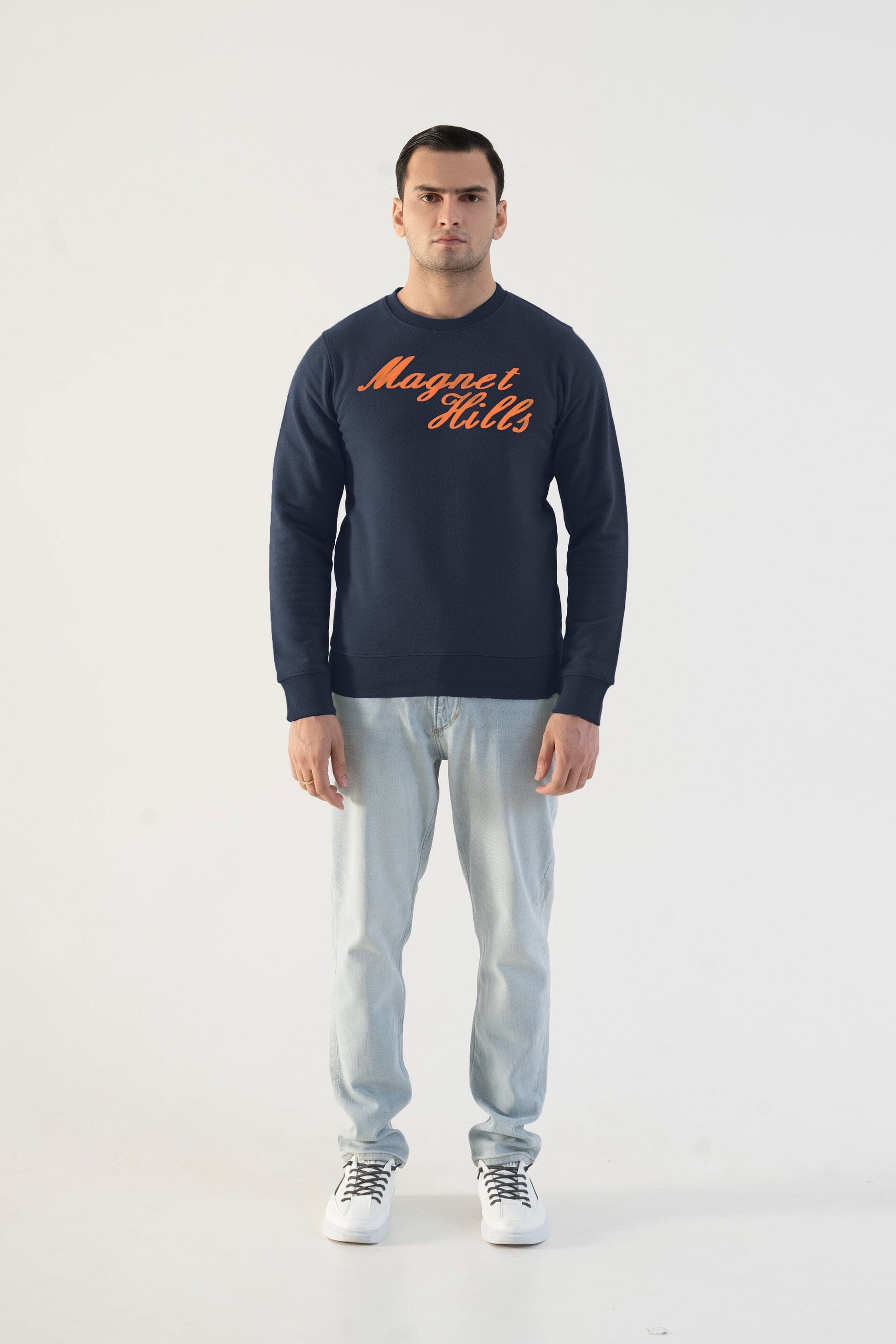 Magnet Hills Men's High Density Logo Terry Sweat Shirt Men's Sweat Shirt Yasir Bin Asad 