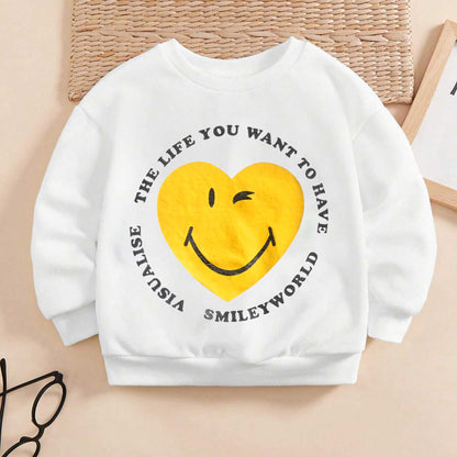 Tiny Teen Kid's Smileyworld Printed Minor Fault Sweat Shirt