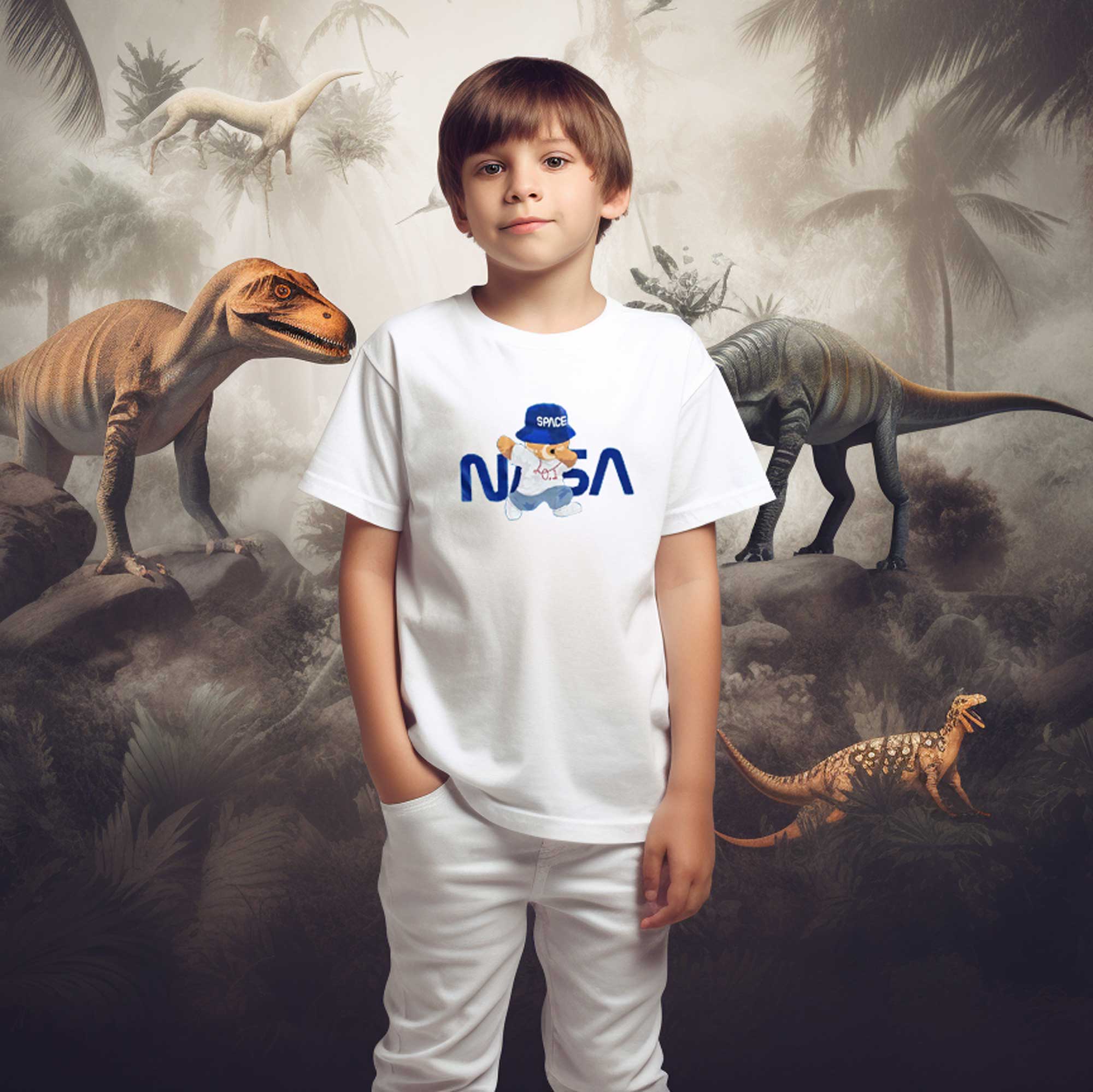 Boys nasa best sale t shirt