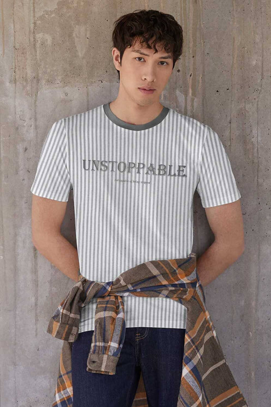 Max 21 Men's Unstoppable Printed Tee Shirt