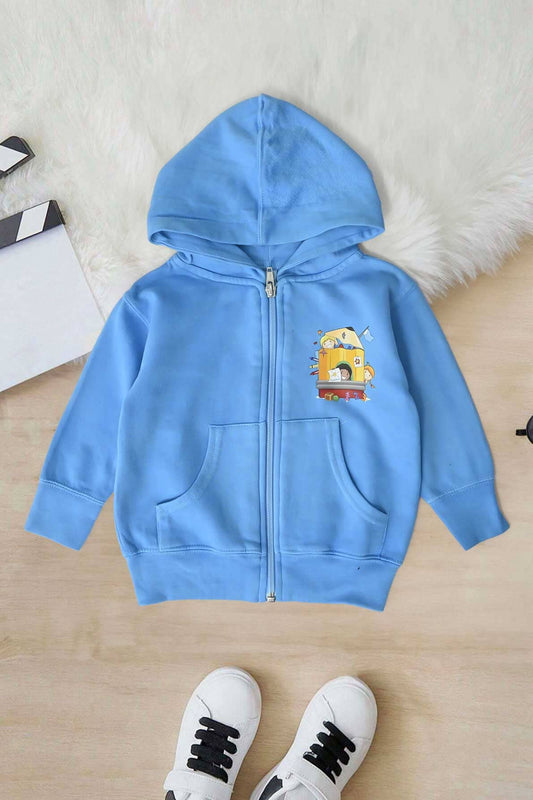 Rabbit Skins Kid's Printed Zipper Hoodie kid's Zipper Hoodie SNR 