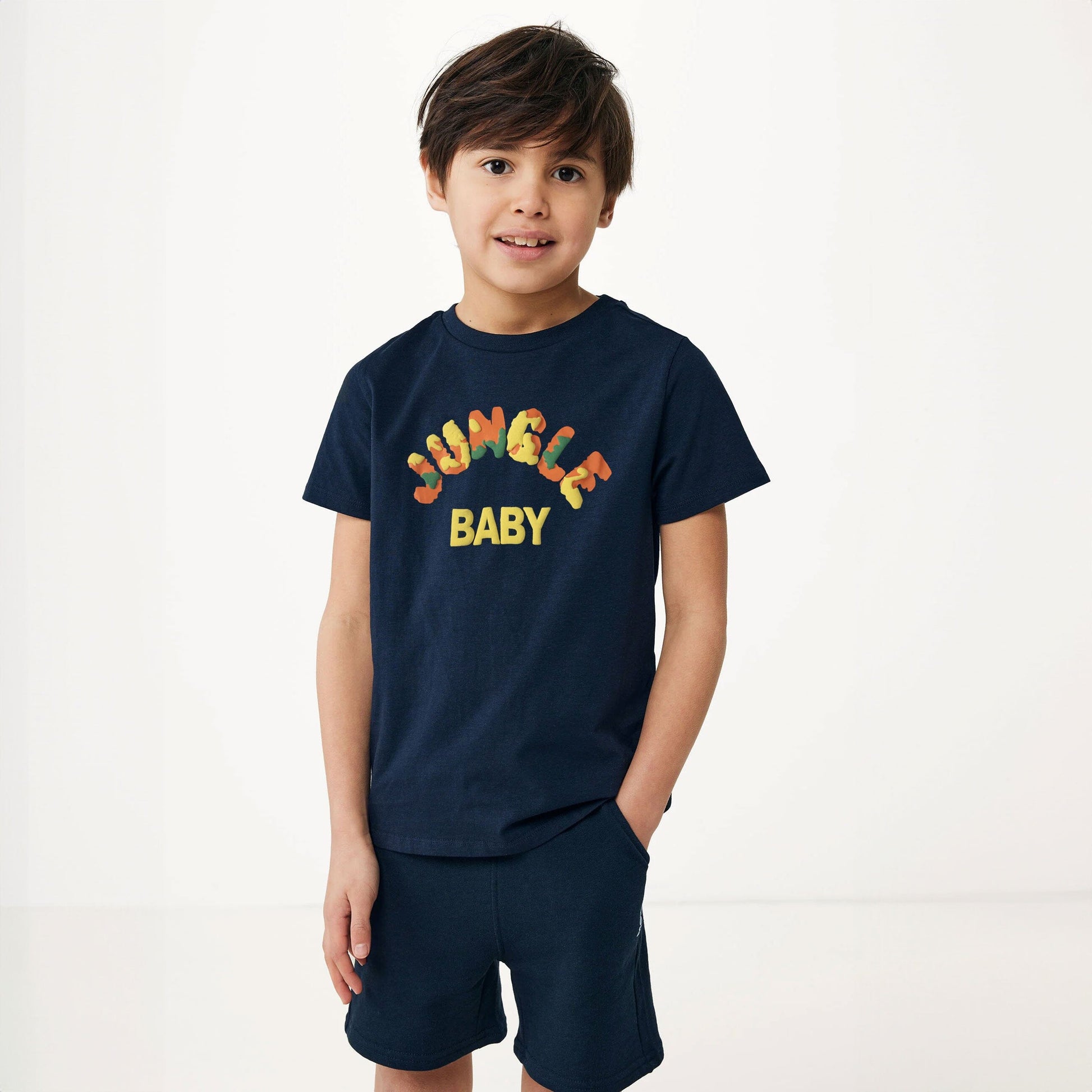 TA Kid's Jungle Baby Printed Minor Fault Tee Shirt Kid's Tee Shirt Minhas Garments Blue 2 Years 