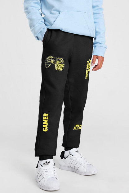 Chapter Young Boy's Push Your Limits Printed Fleece Jogger Pants Boy's Trousers First Choice 