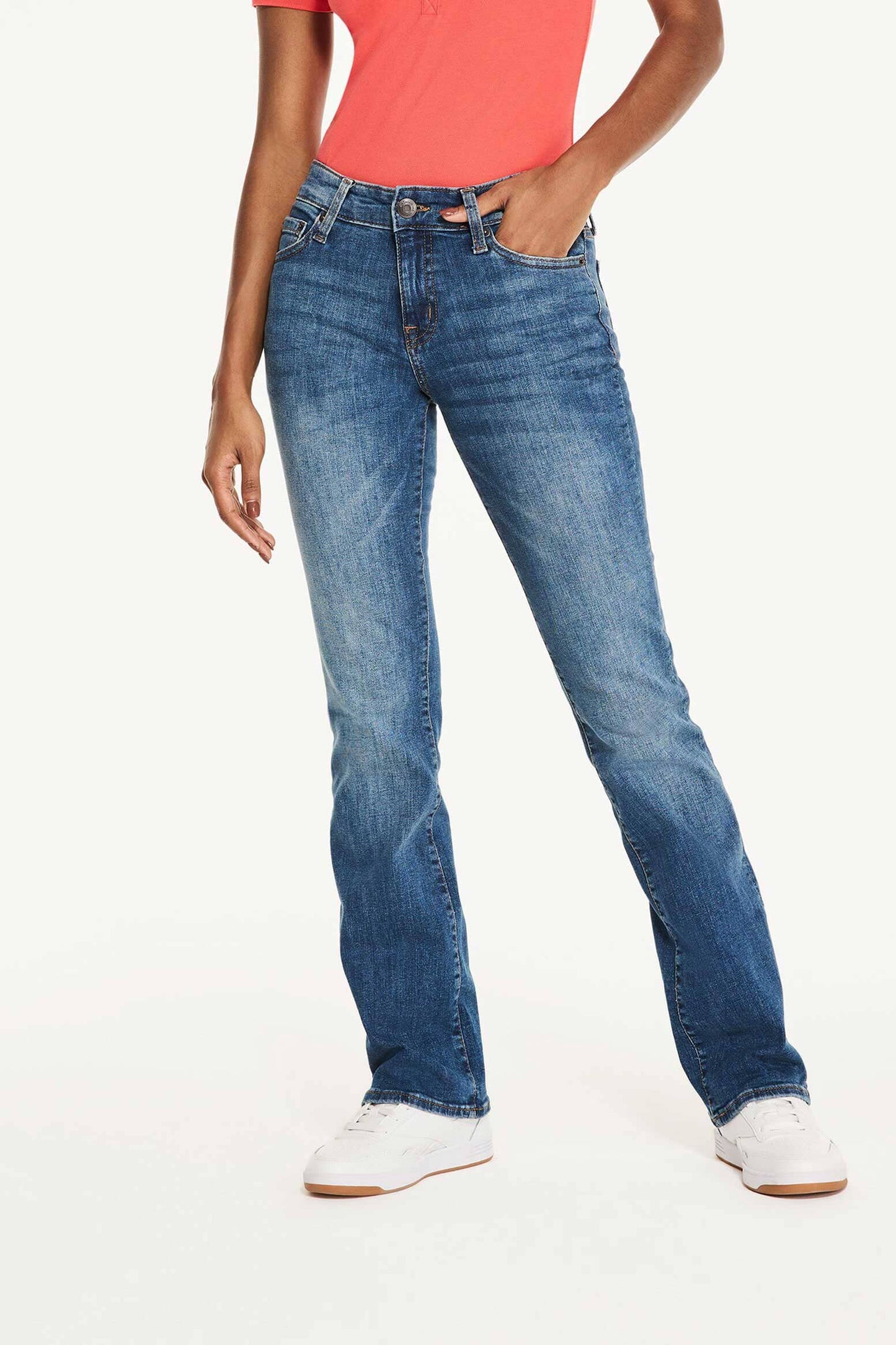 Aeropostale Women's Mid Rise Boot Cut Pants Women's Denim SNR 