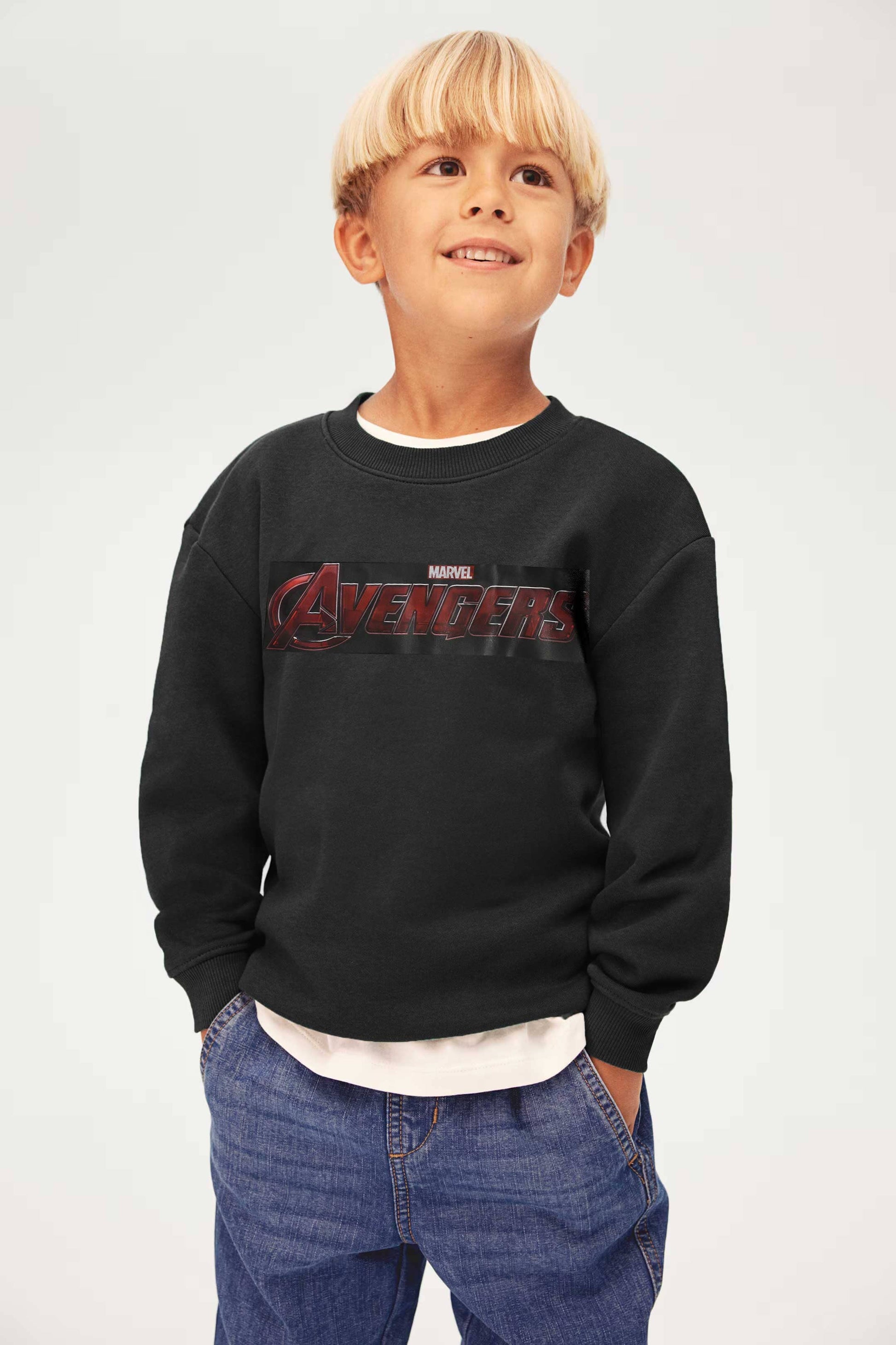 Rabbit Skins Kid's Avengers Printed Fleece Sweatshirt Kid's Sweat Shirt SNR 