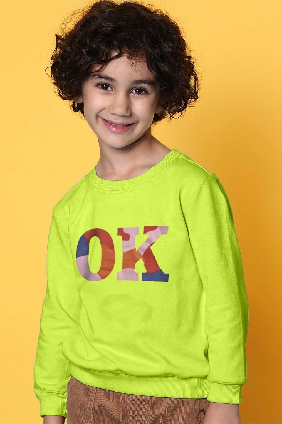 Tiny Teen Kid's OK Printed Fleece Minor Fault Sweat Shirt