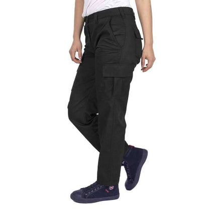 Women's Minor Fault Combat Cargo Trousers Women's Cargo Pants Image Black 28 28