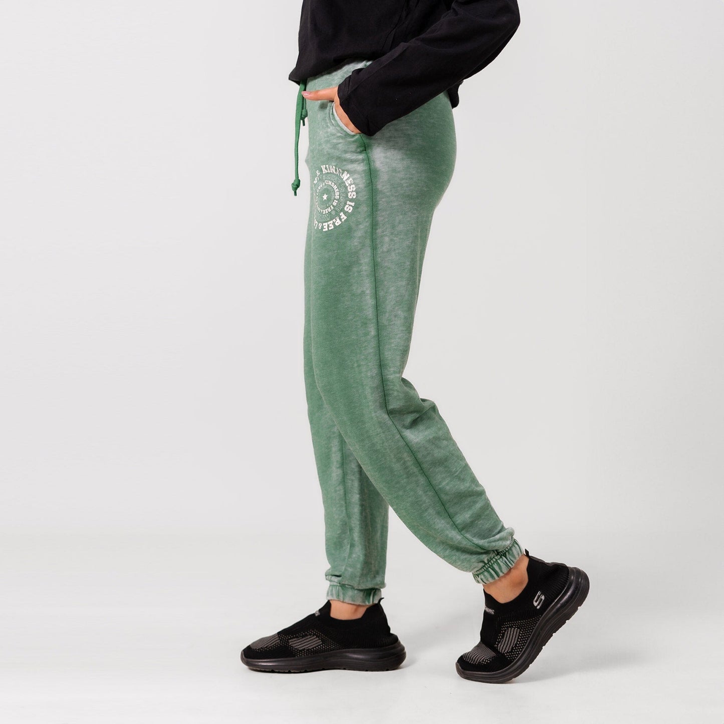 Vanillastar Women's Love & Kindness Terry Jogger Pants Women's Trousers HAS Apparel 