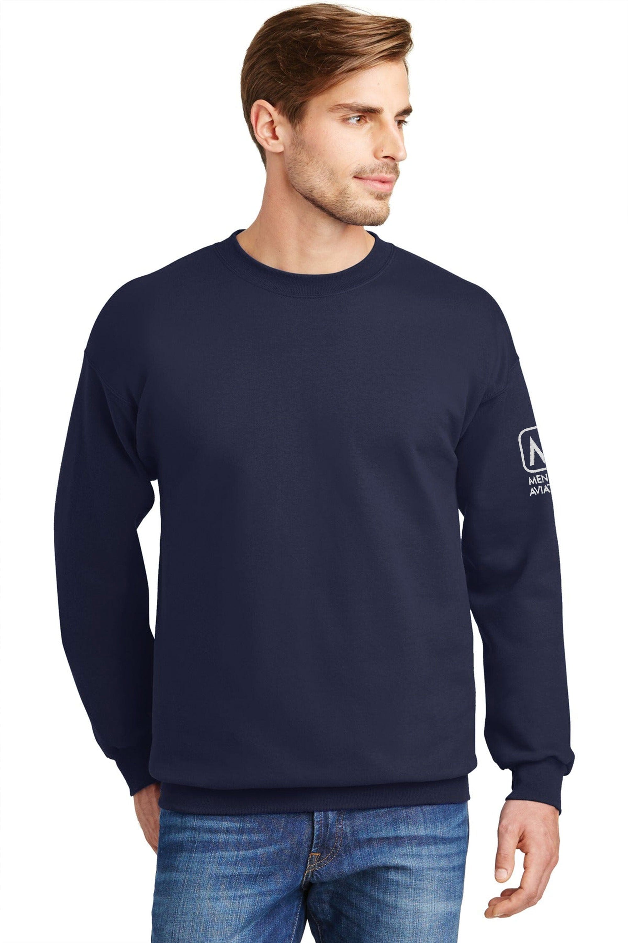 Menzies Men's Solid Crew Neck Minor Fault Sweat Shirt – elo