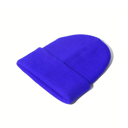 Fine Kid's Classic Beanie Cap Headwear RAM Blue 