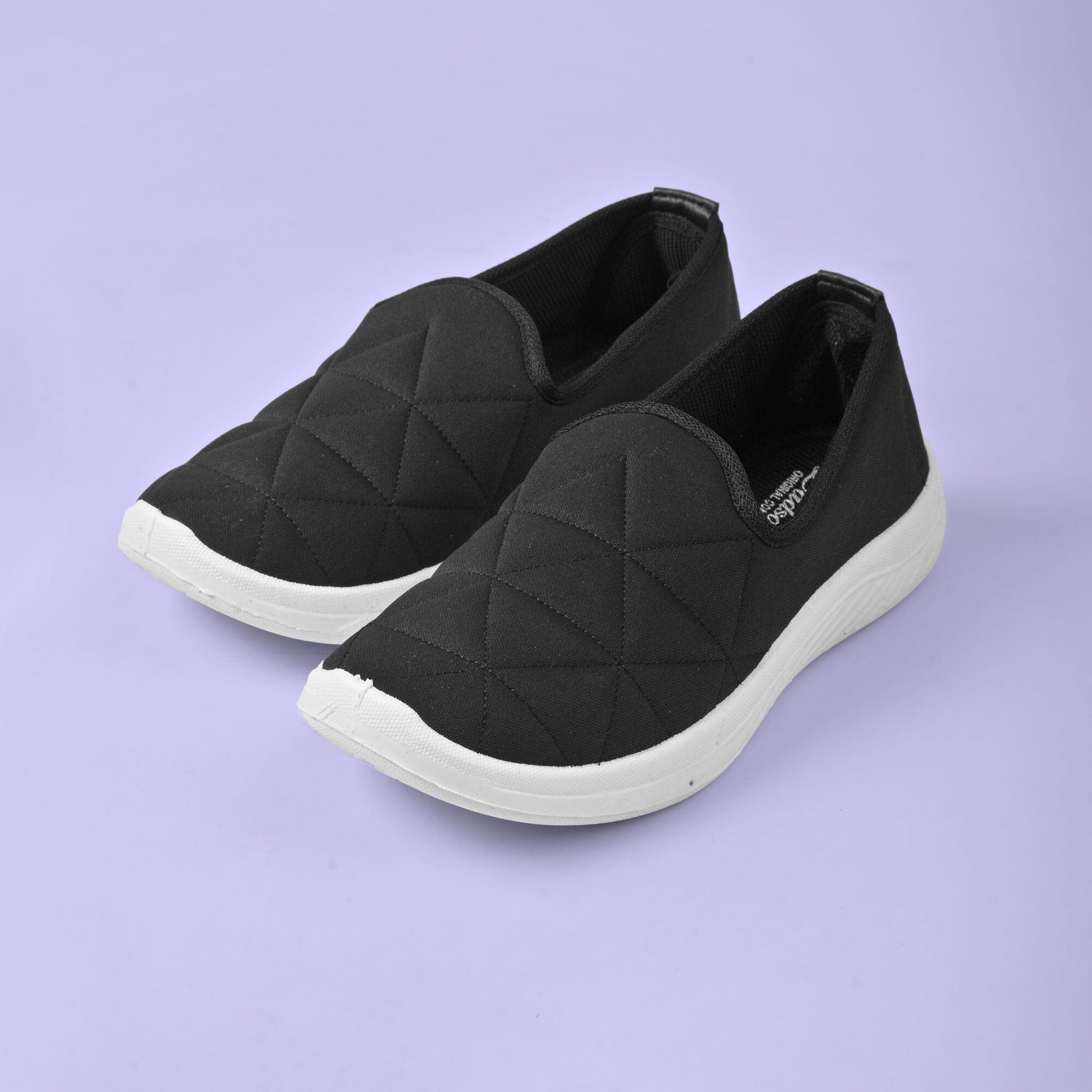 Quilted on sale slip on