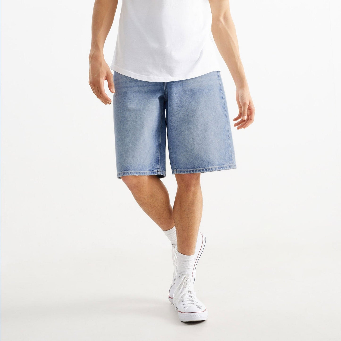 C&A Men's Classic Minor Fault Denim Shorts Men's Shorts HAS Apparel Sky 26 21