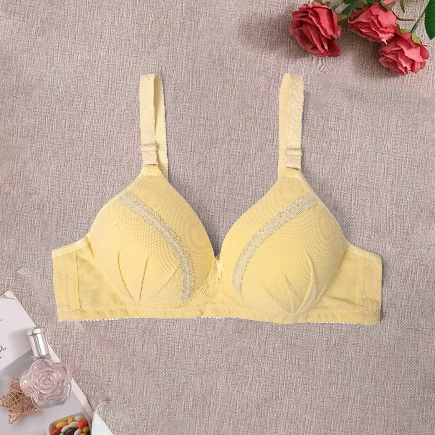 Women's Kenema Classic Foam Padded Bra Women's Lingerie SRL Cream 32 