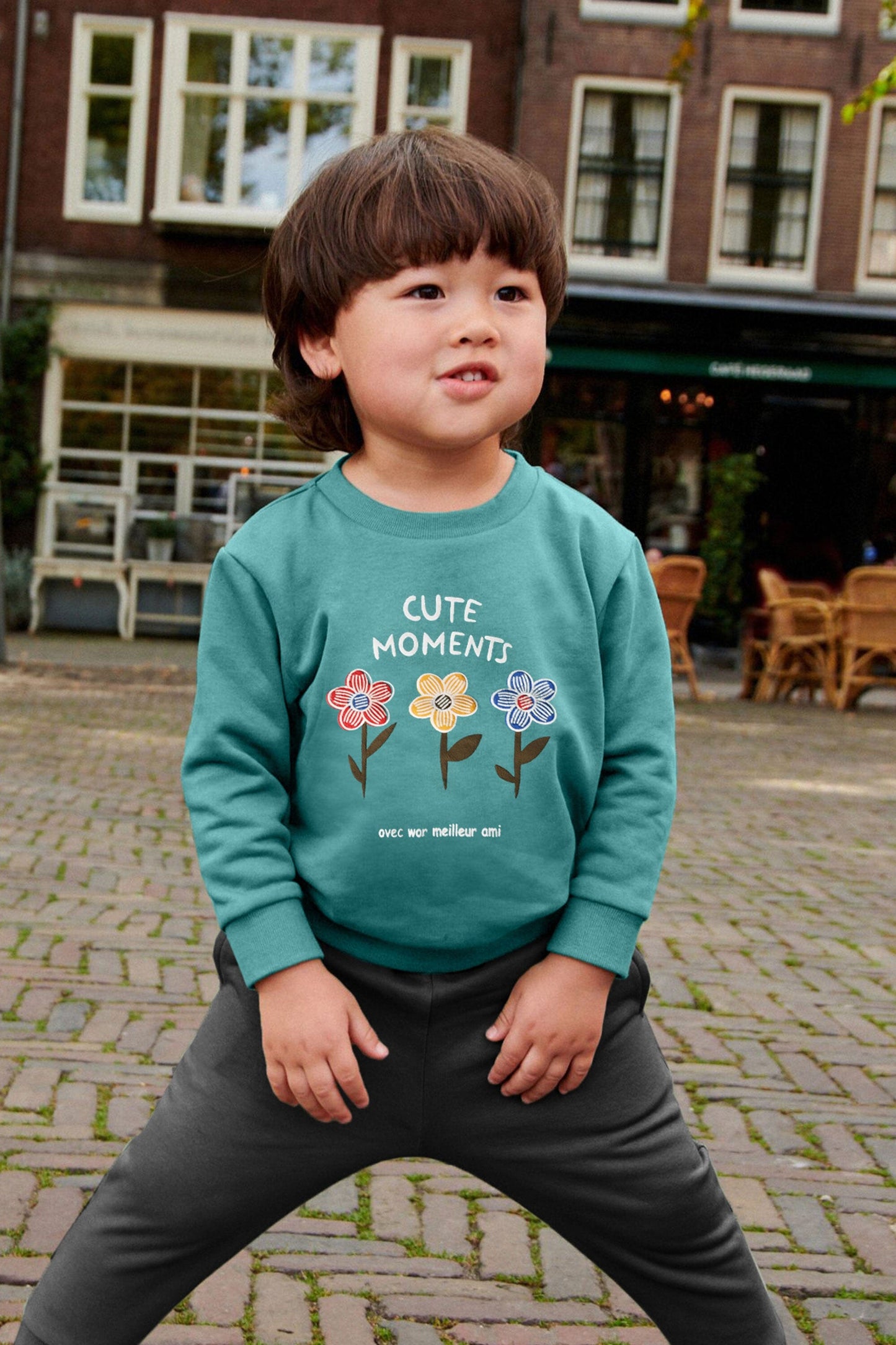 Tiny Teen Kid's Cute Moments Printed Fleece Minor Fault Sweat Shirt Kid's Sweat Shirt SNR 