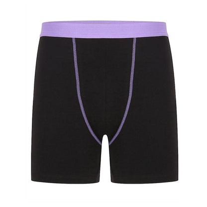 Men's Threading Detail Oxford Boxer Shorts